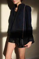 Темно-синий жакет Chanel