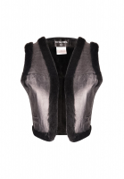 Жилет Chanel с меховой оторочкой