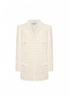 Удлиненный жакет Chanel в клетку