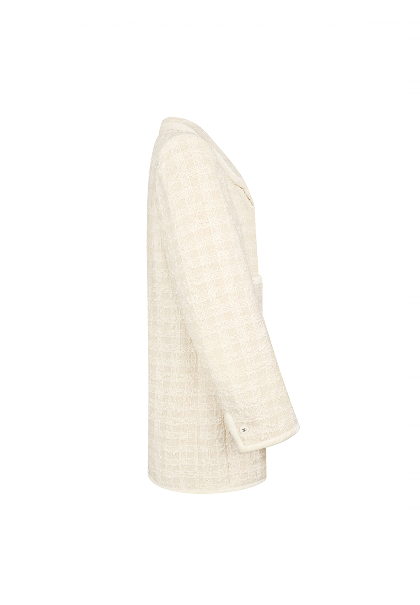 Удлиненный жакет Chanel в клетку