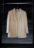 Удлиненный жакет Chanel в клетку