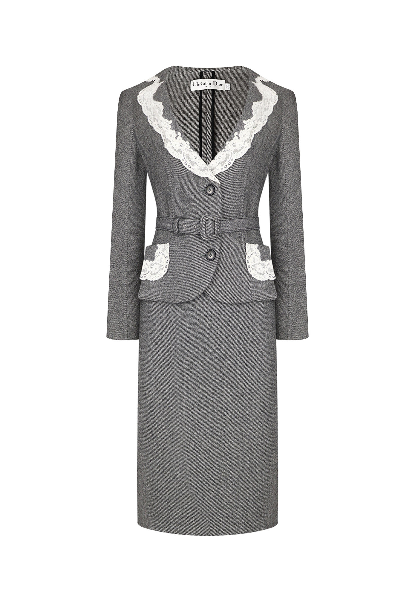 Костюм Christian Dior с кружевом