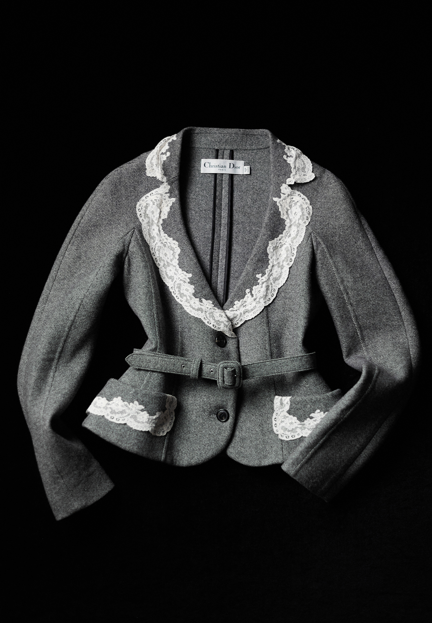 Костюм Christian Dior с кружевом