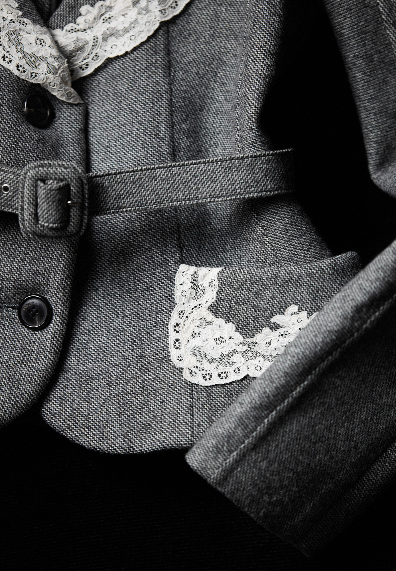 Костюм Christian Dior с кружевом