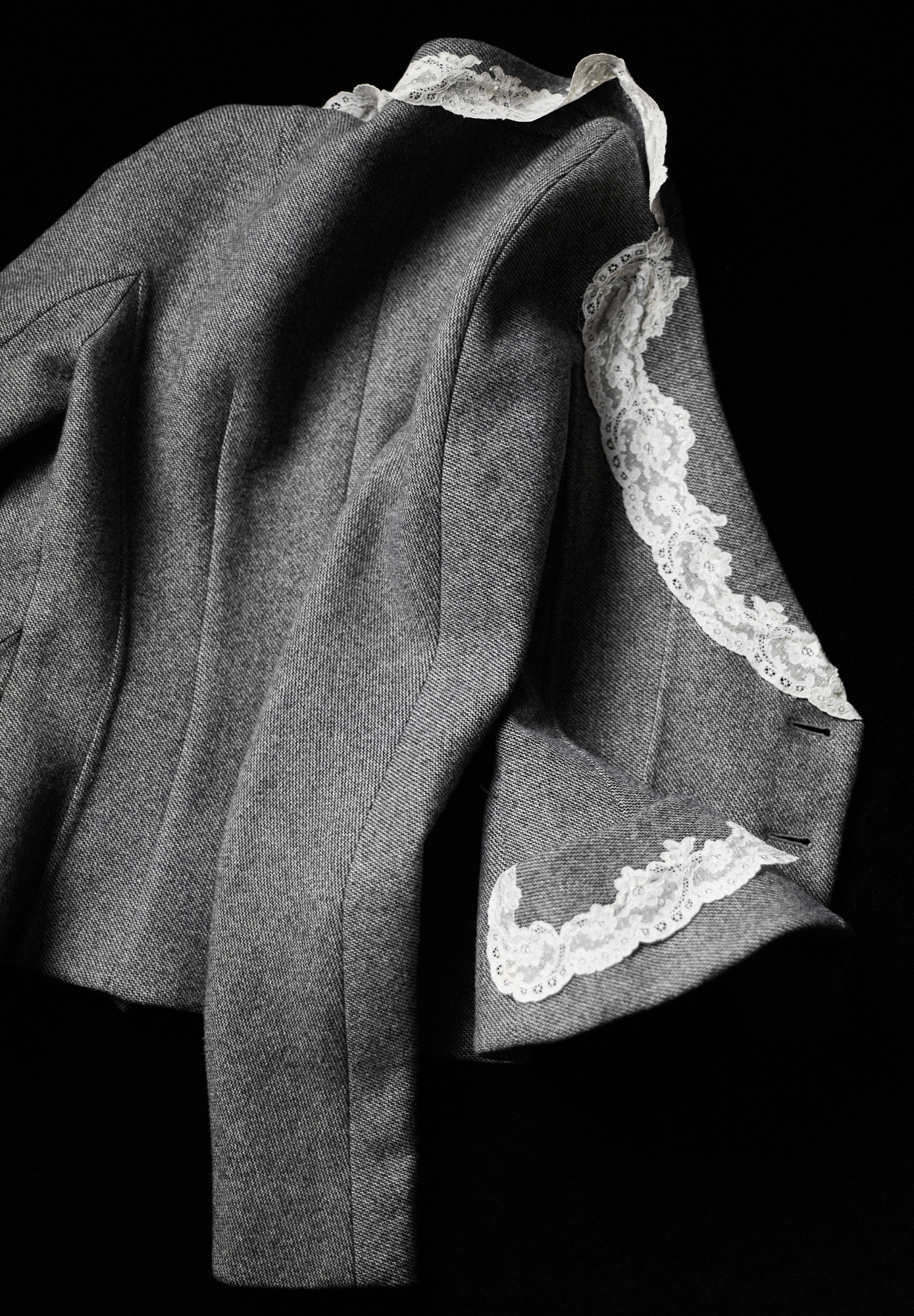 Костюм Christian Dior с кружевом