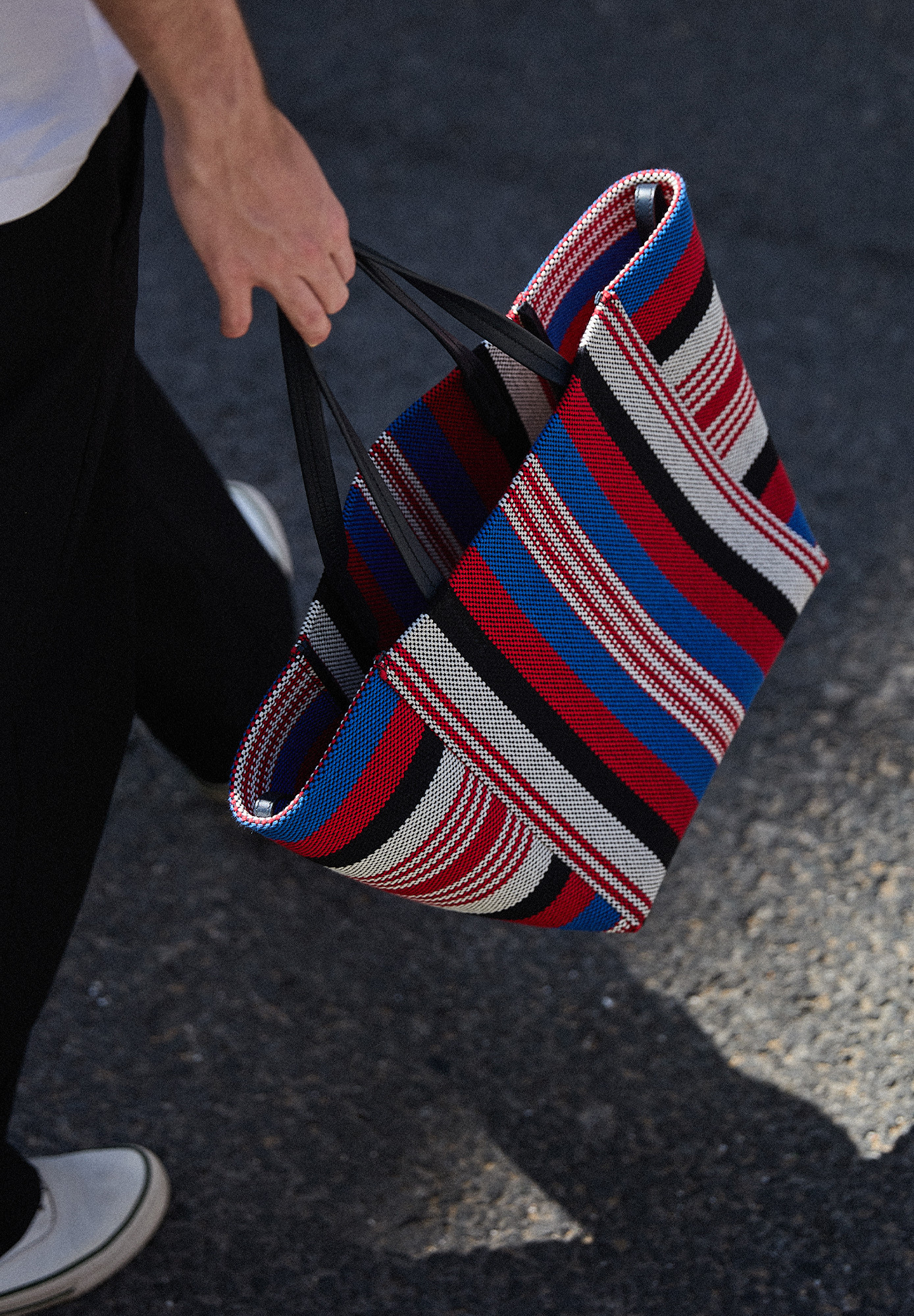 Сумка Céline Phantom Cabas Tote в полоску
