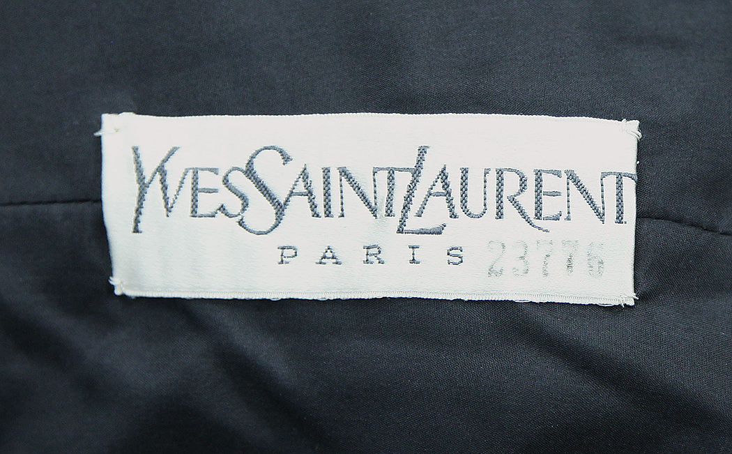 Бархатное платье Yves Saint Laurent haute couture