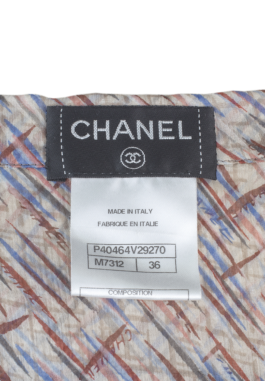 Блузка Chanel с принтом