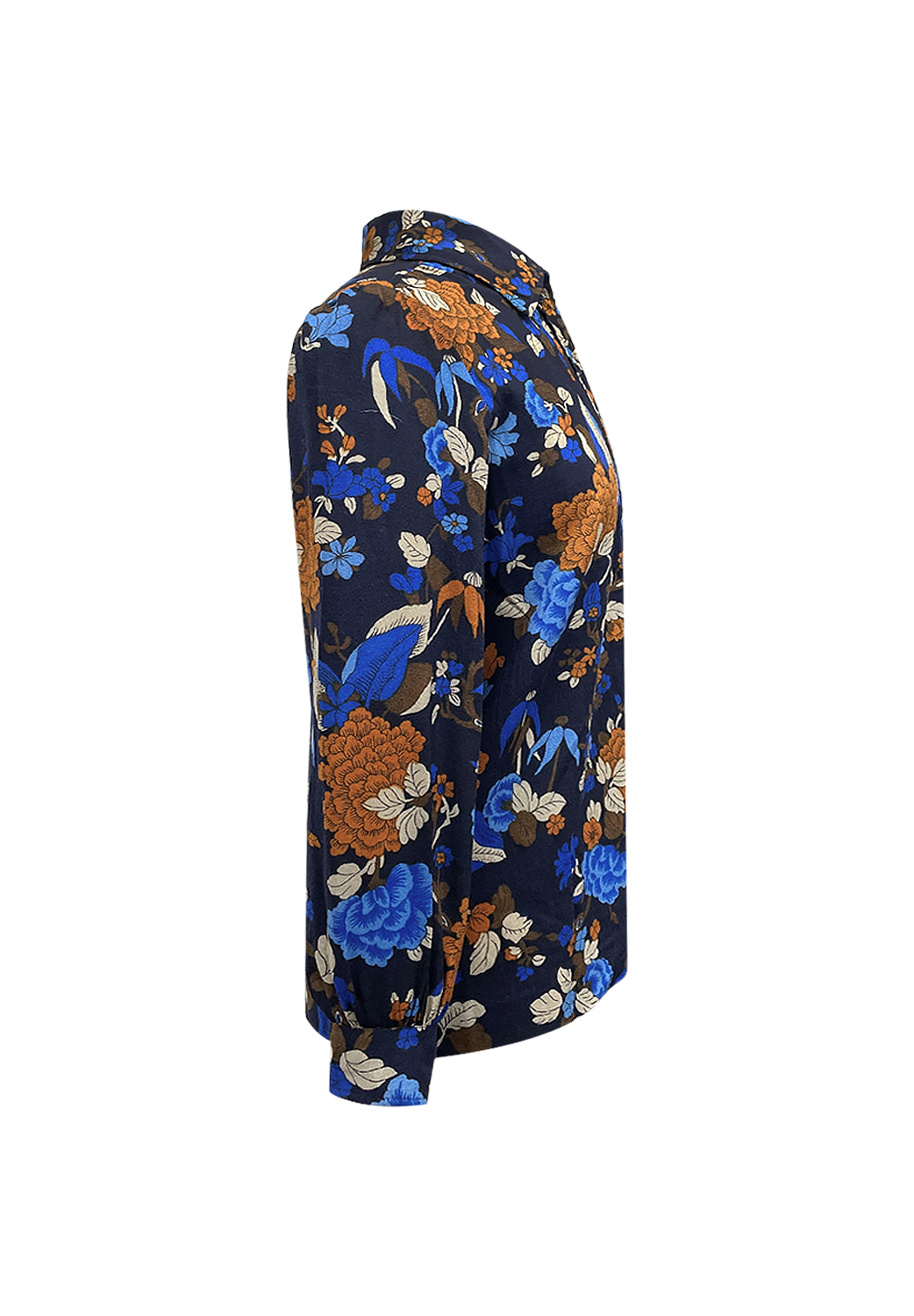 Синяя блузка Yves Saint Laurent