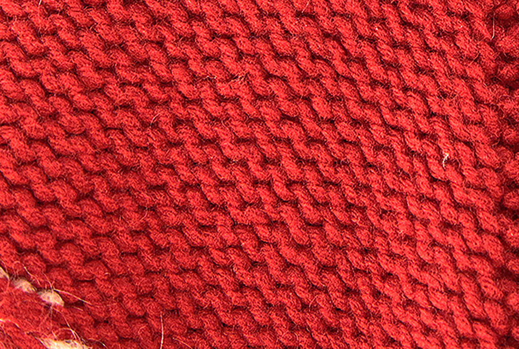 Красное пончо Chanel