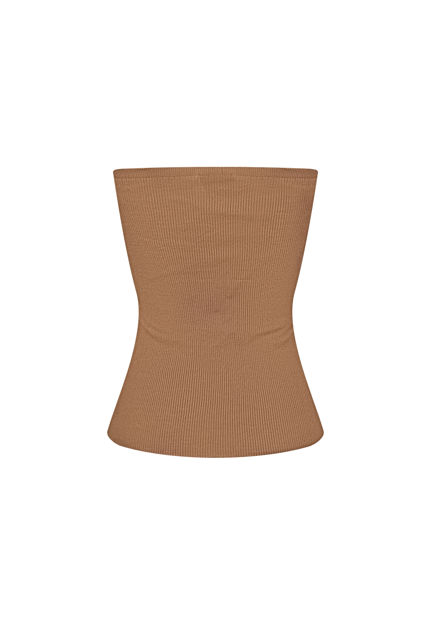 Светло-коричневый топ Yves Saint Laurent