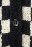 Черно-белый кардиган Saint Laurent 