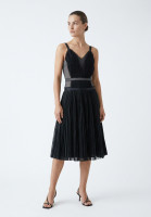 Плиссированное платье Lanvin