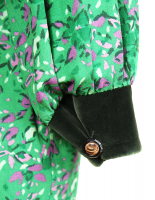 Шерстяное платье Yves Saint Laurent с бархатом