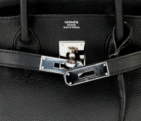 Черная сумка Hermès Birkin Clemence 30