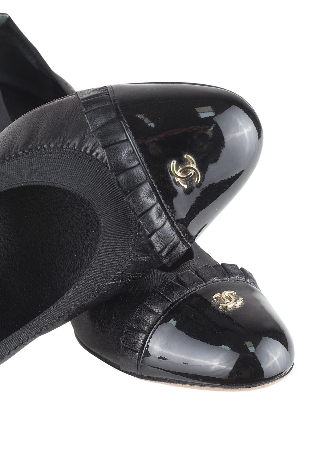 Туфли Chanel с логотипом