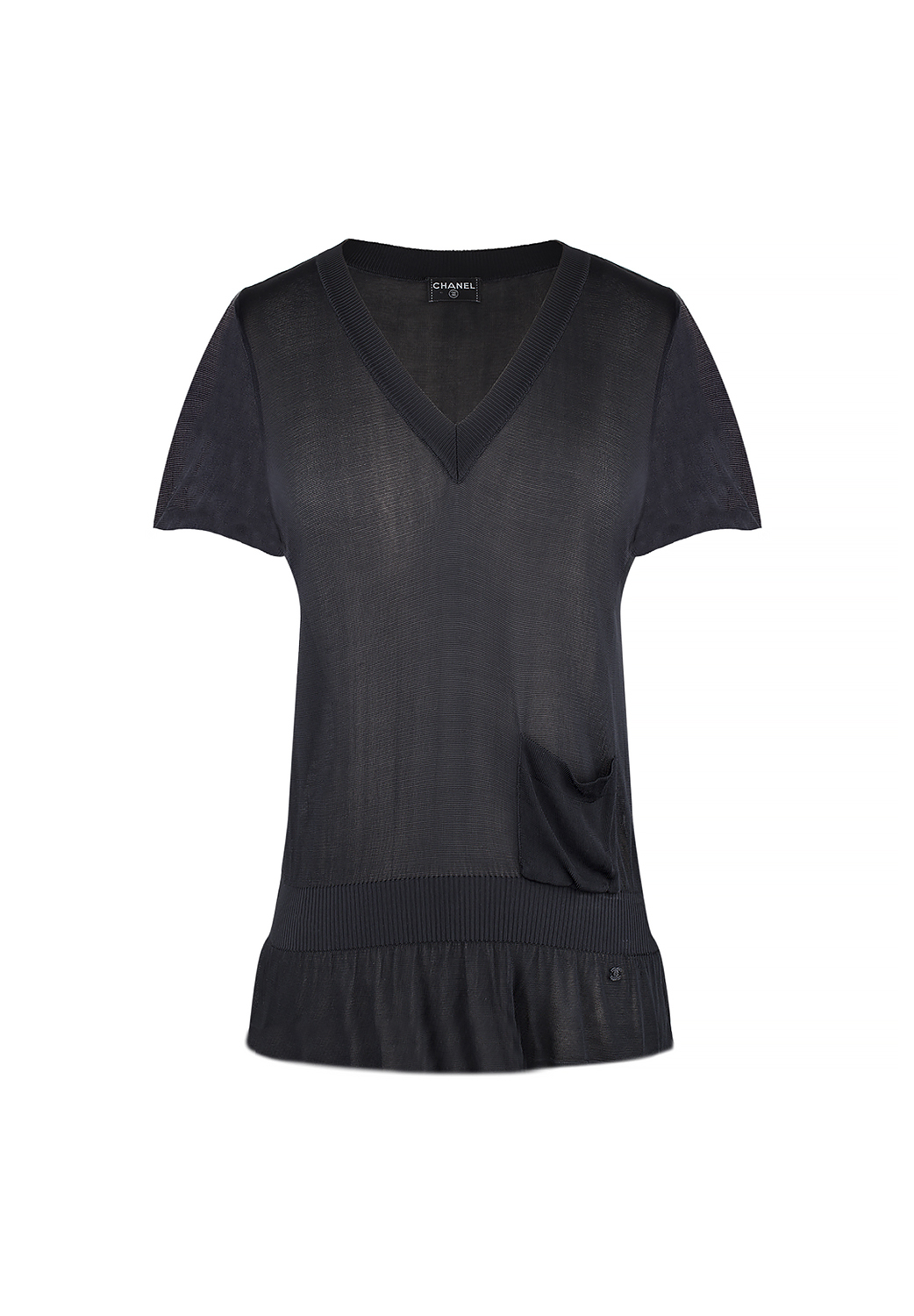 Прозрачный топ Chanel