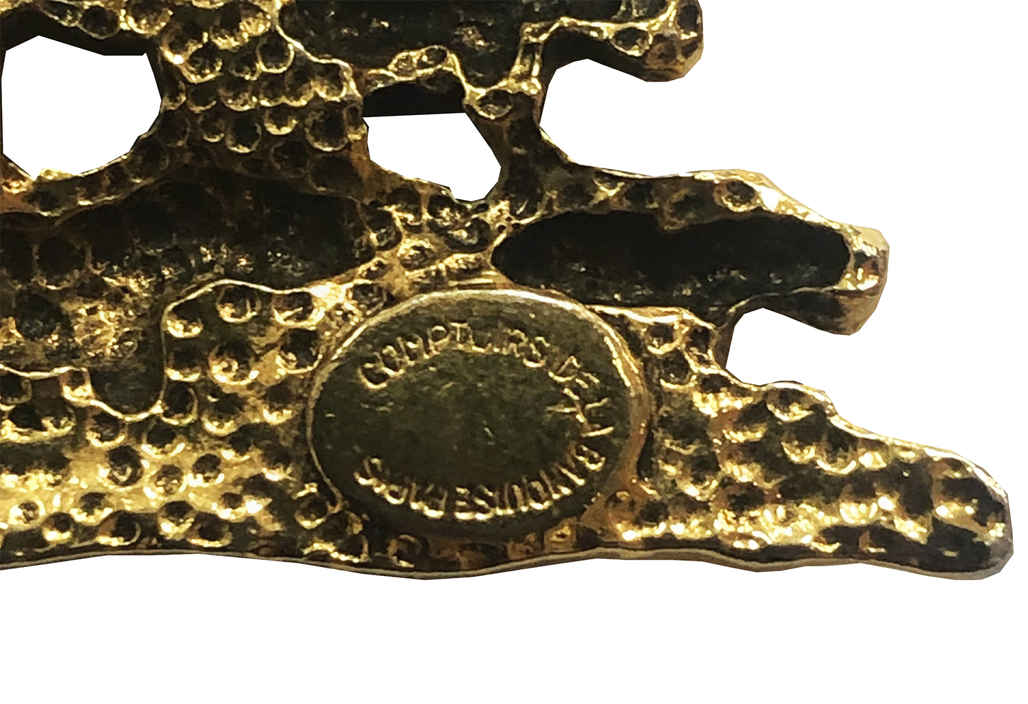 Винтажная брошь с бегемотами