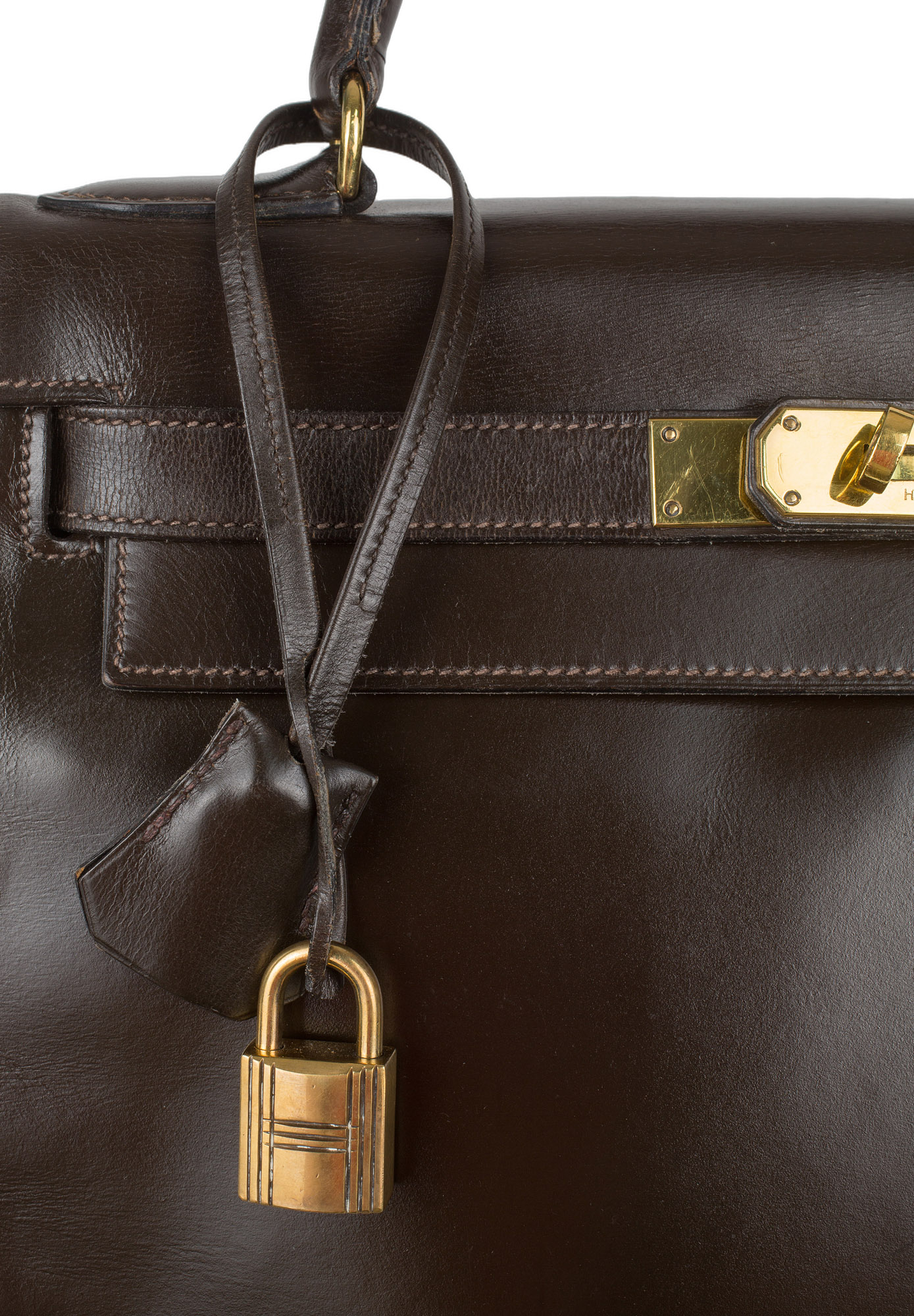 Сумка Hermès Kelly 28 Chocolate Box Retourne