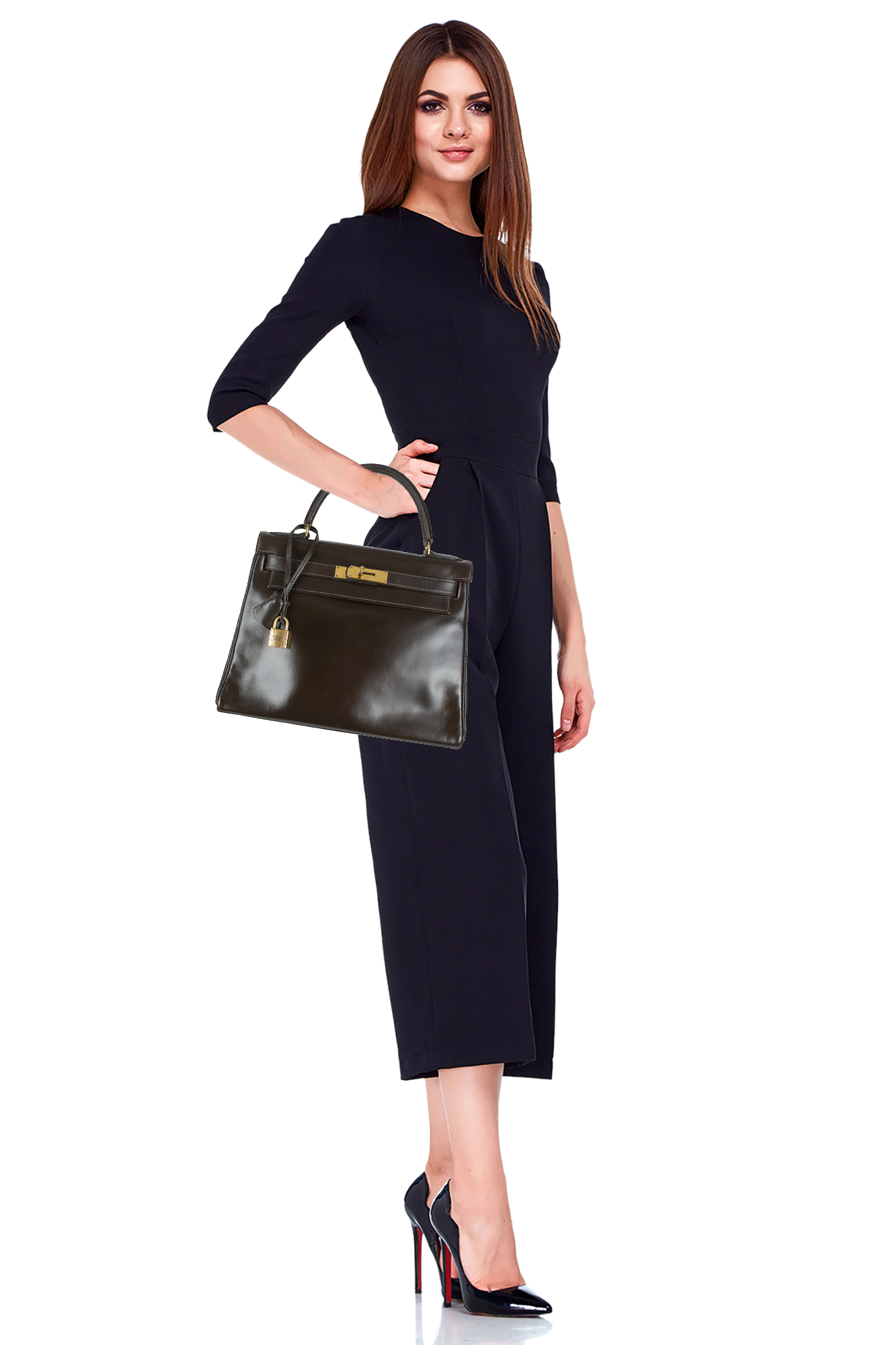 Сумка Hermès Kelly 28 Chocolate Box Retourne