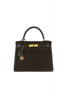 Сумка Hermès Kelly 28 Chocolate Box Retourne