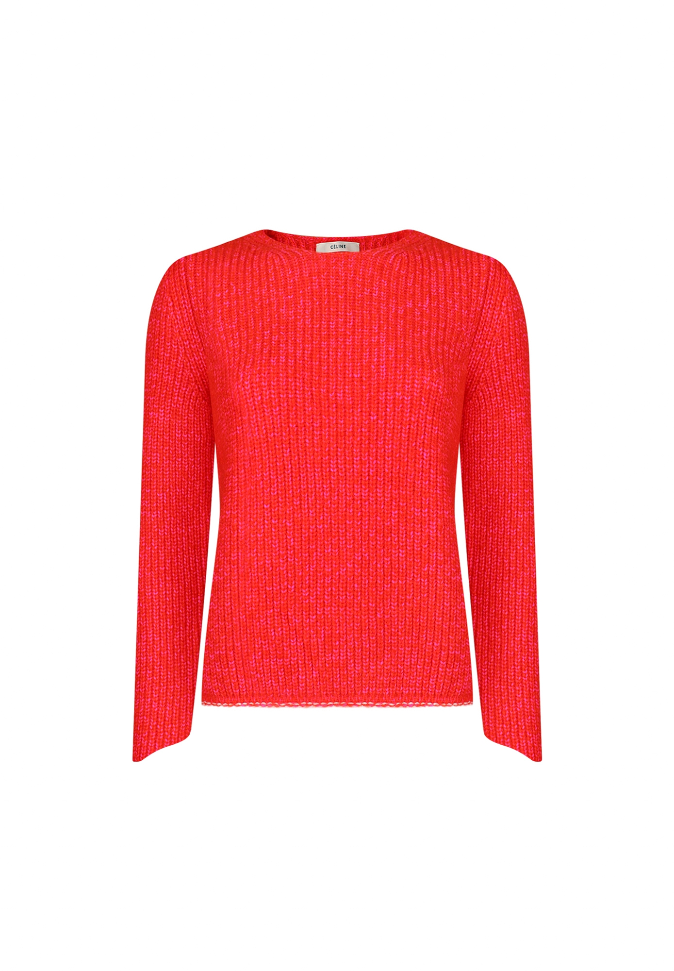 Вязаный свитер Céline с окантовкой