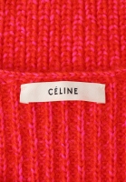 Вязаный свитер Céline с окантовкой