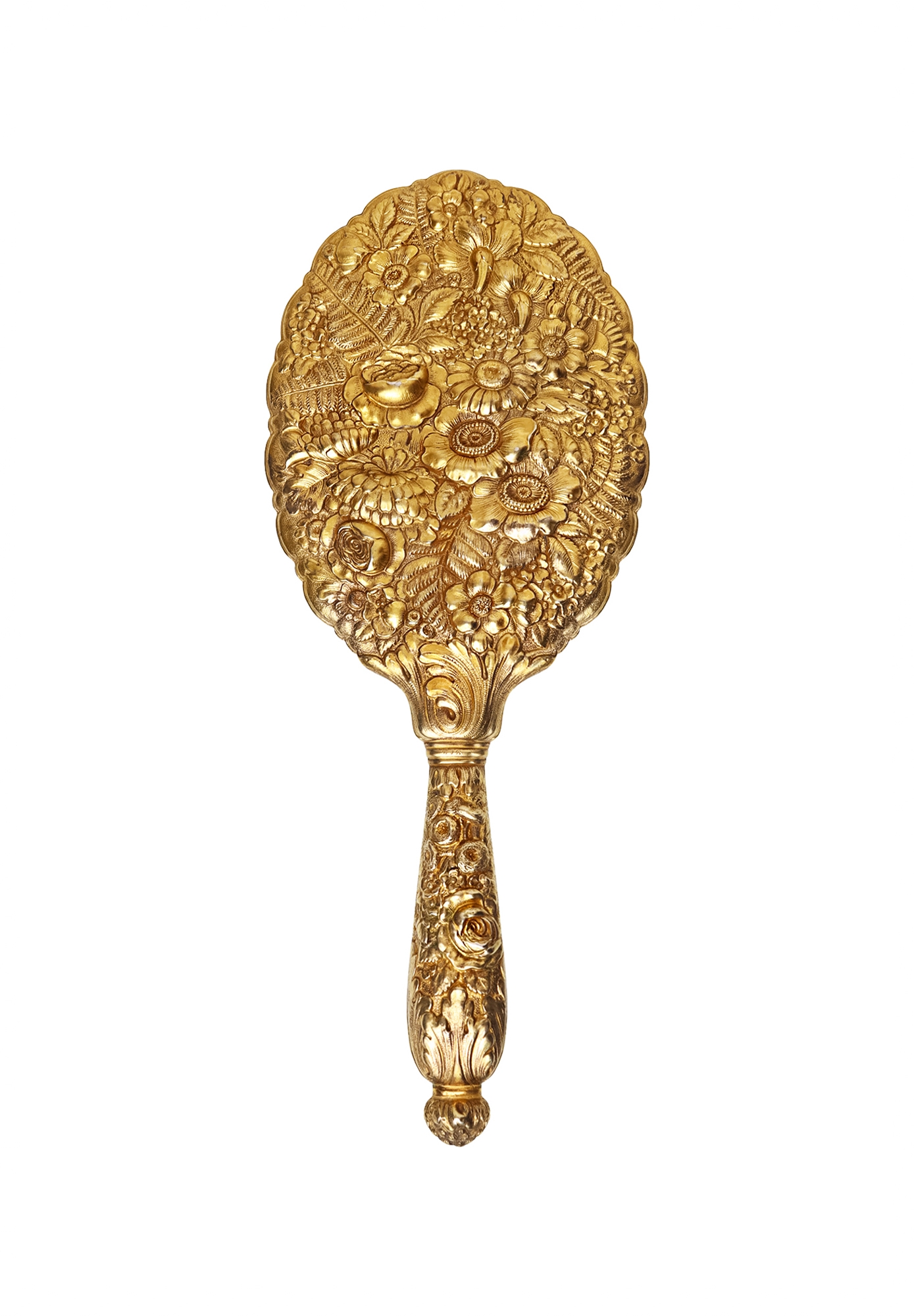 Зеркало Tiffany&Co с цветочным орнаментом