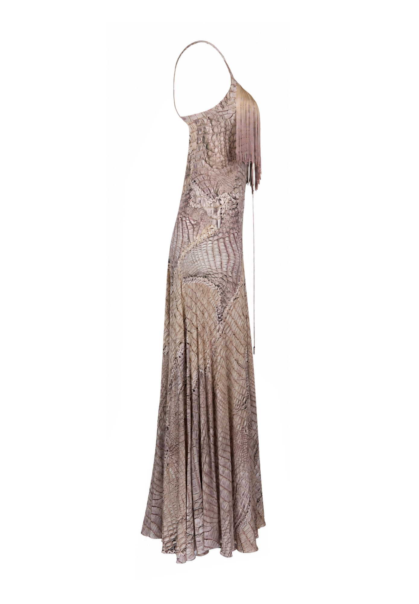 Платье Roberto Cavalli с бахромой
