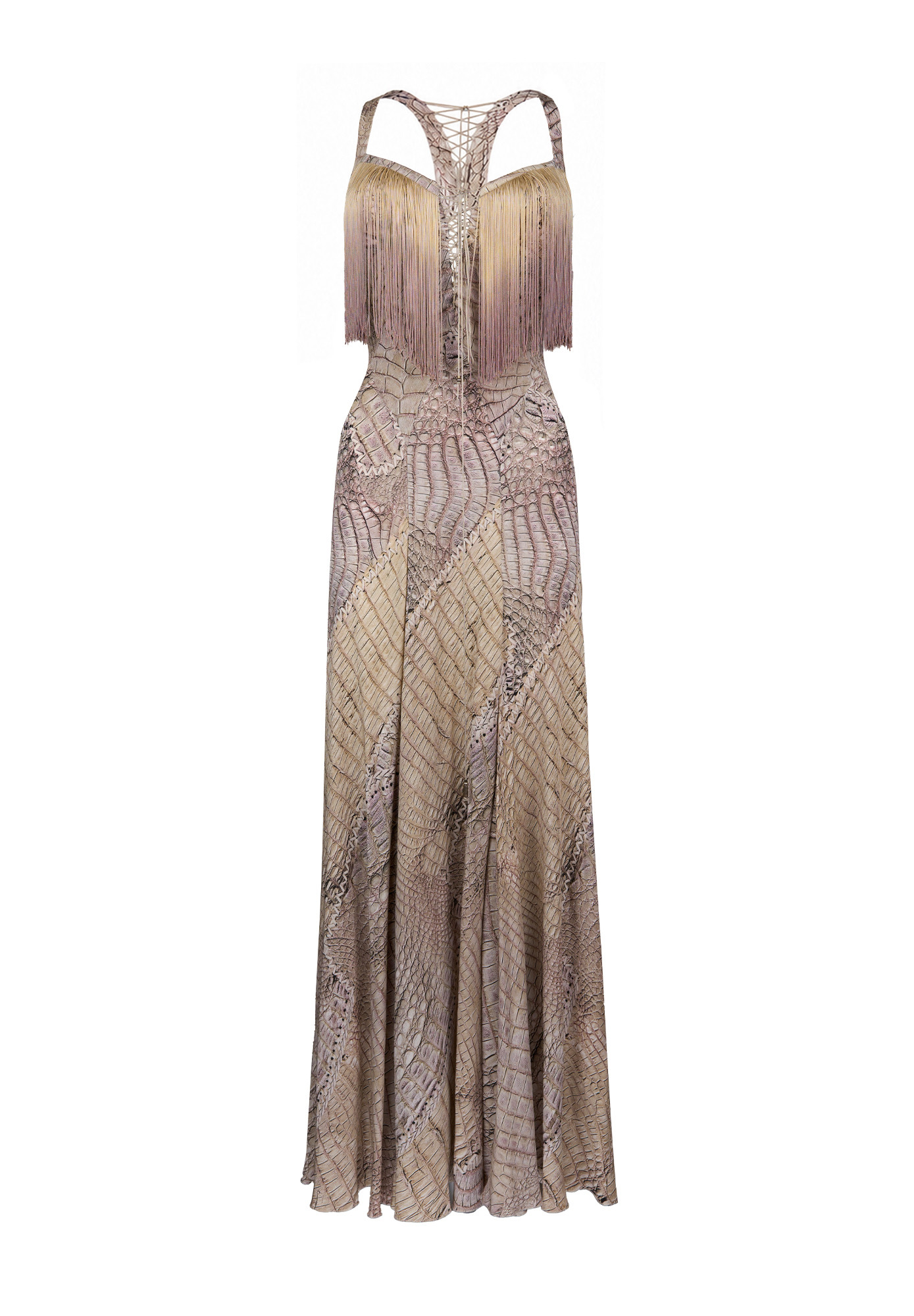 Платье Roberto Cavalli с бахромой