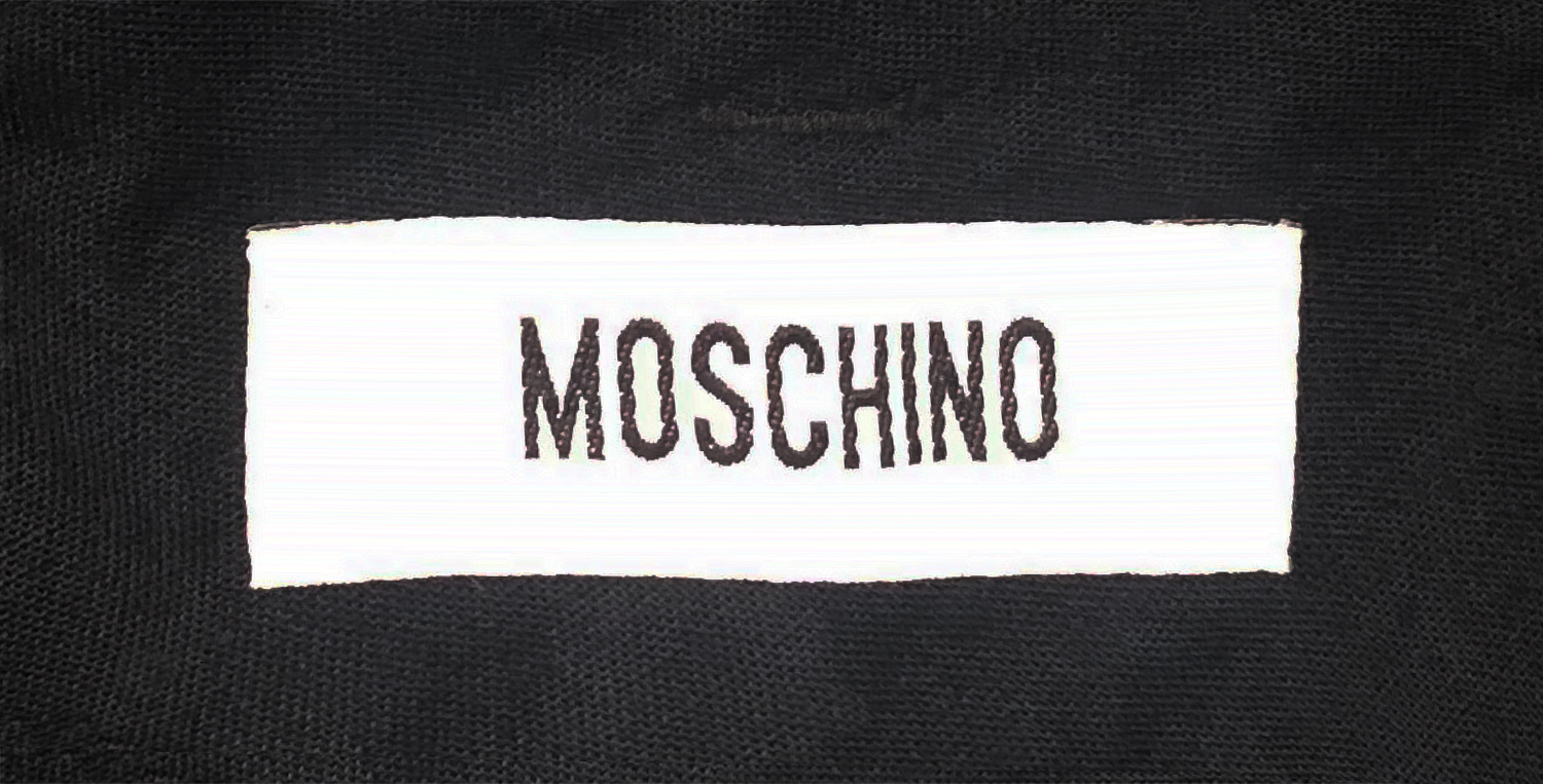 Черные бриджи Moschino