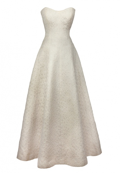 Платье в пол из набивного шелка