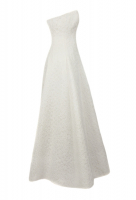 Платье в пол из набивного шелка