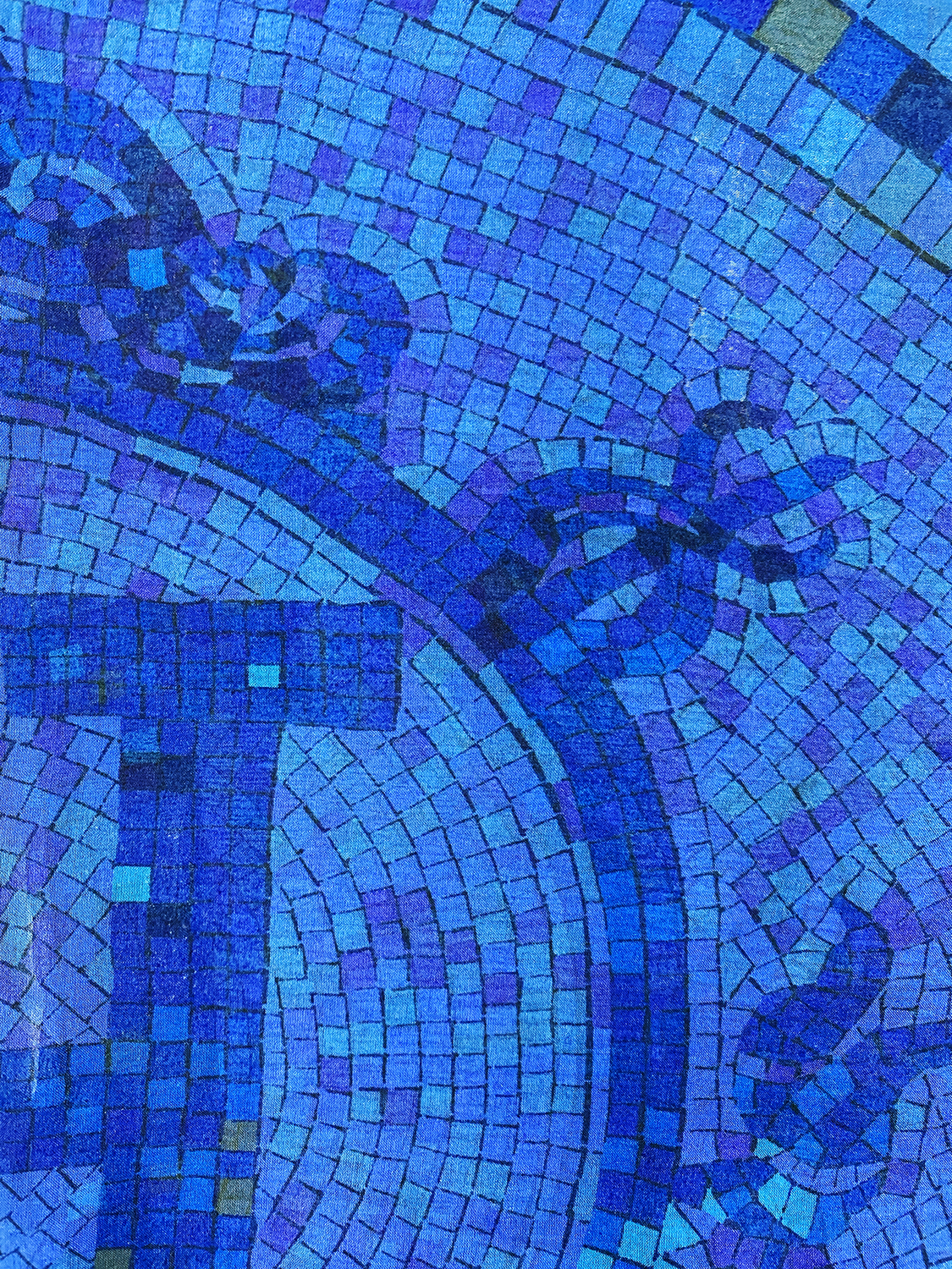 Шелковая шаль Hermès Mosaique