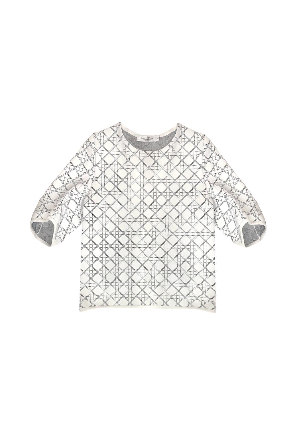Топ Christian Dior с принтом