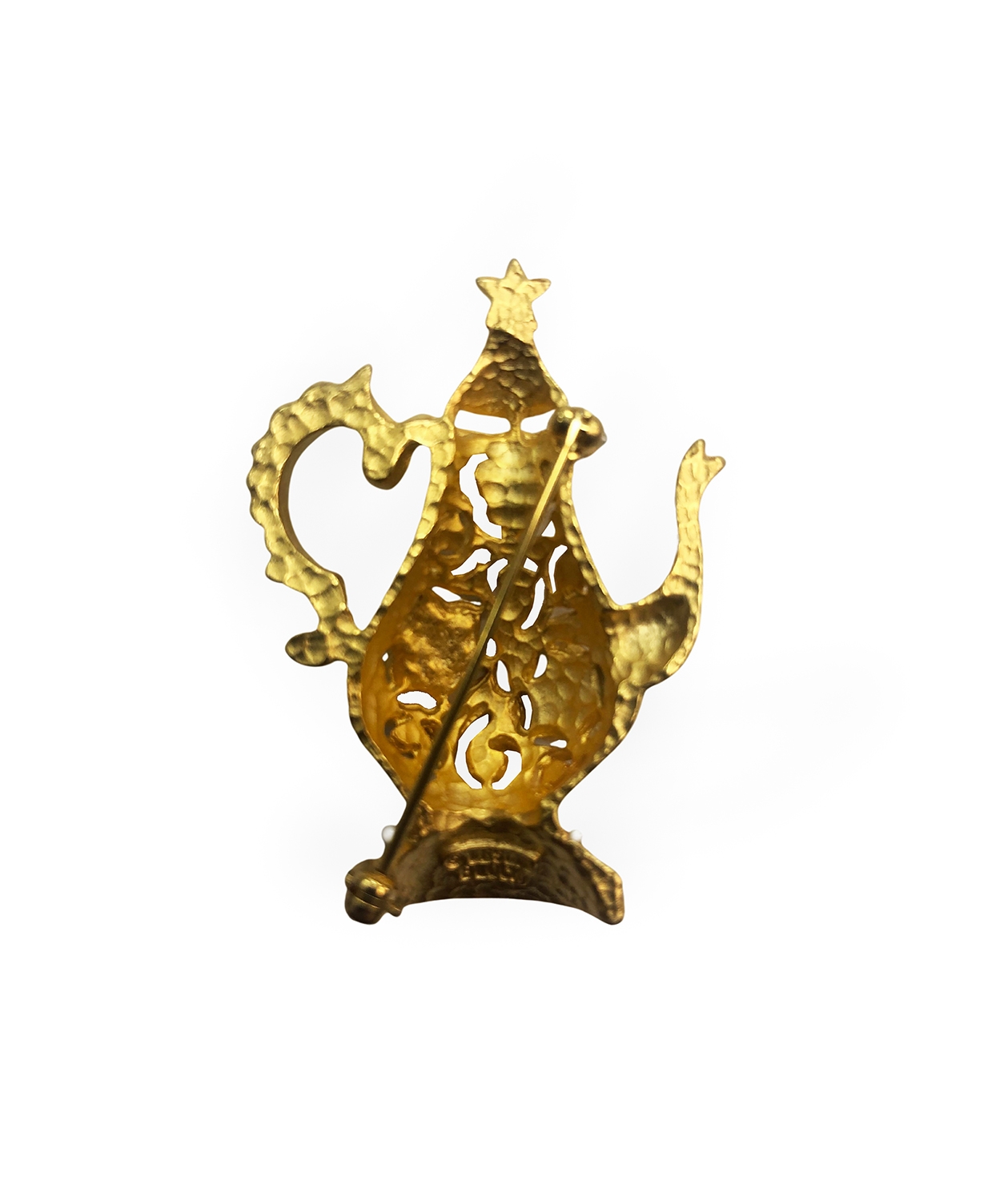 Винтажная брошь-кувшин