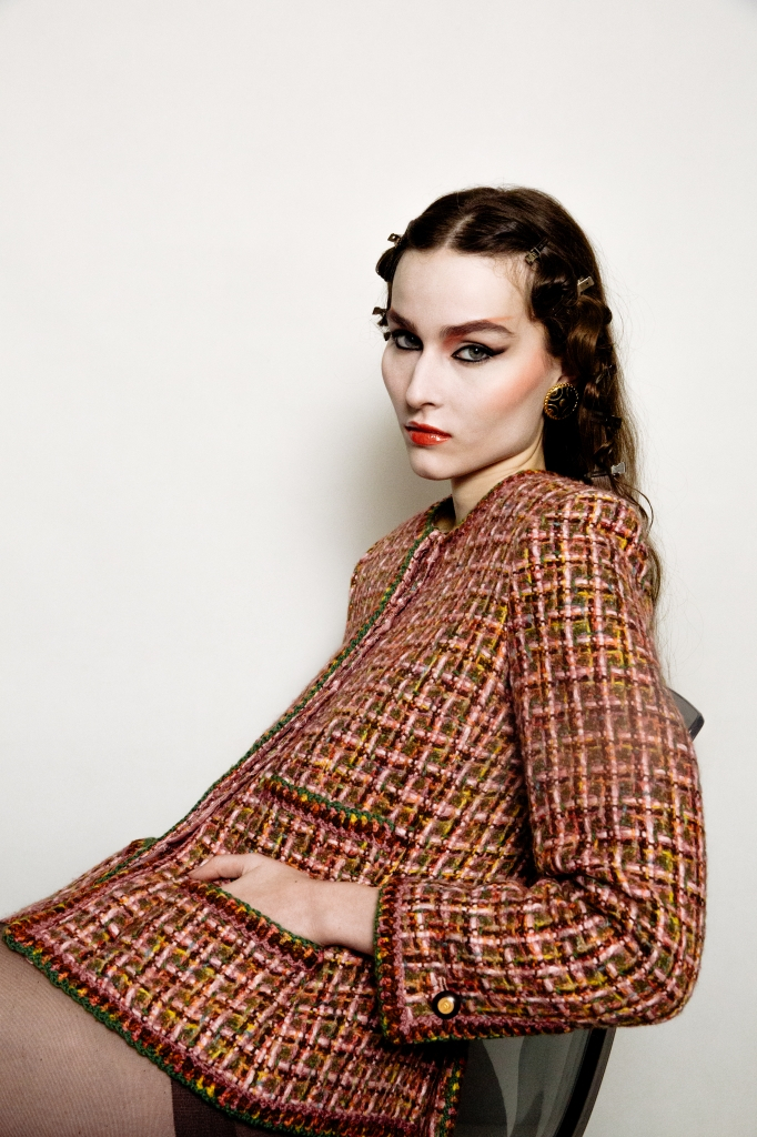 Клипсы с чёрной эмалью