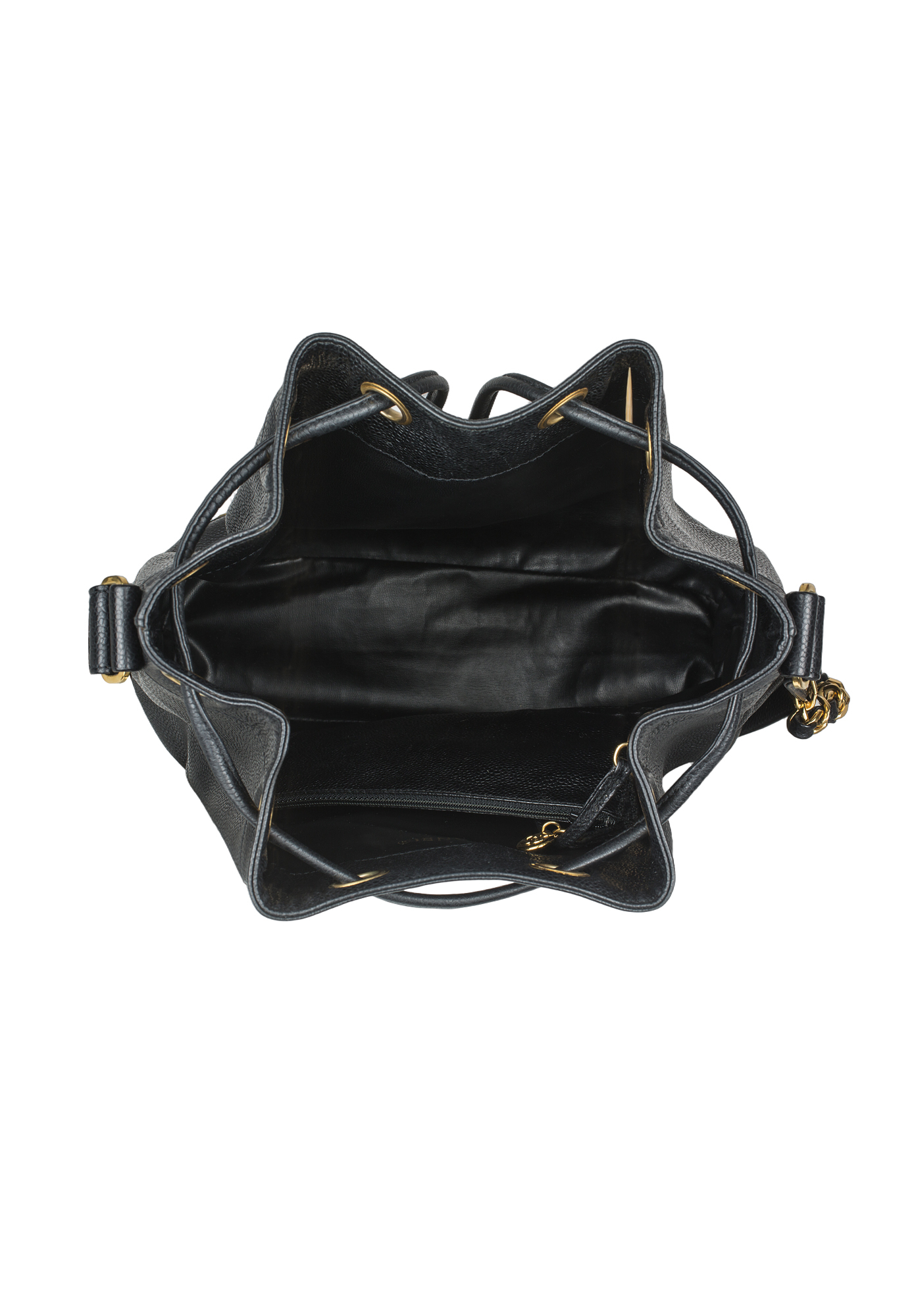 Сумка-мешок Chanel с логотипами