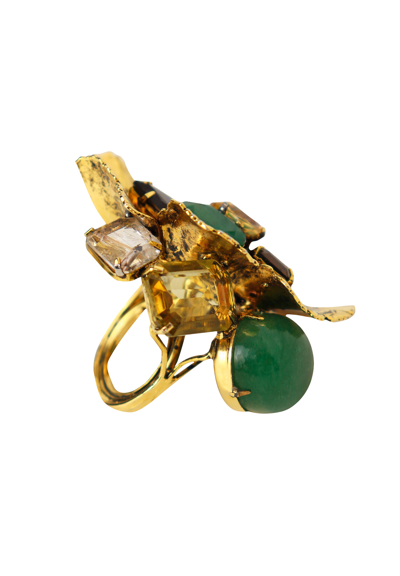 Кольцо Iradj Moini с кристаллами