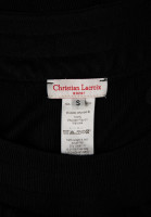 Черный прозрачный топ Christian Lacroix 