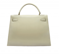 Светло-бежевая сумка Hermès Kelly 32