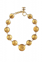 Роскошное колье Chanel с логотипами