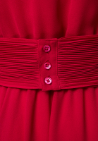 Розовое платье Pierre Cardin с поясом