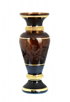 Ваза из богемского стекла