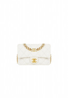 Белая сумка Chanel Coco You Mini Flap
