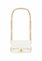 Белая сумка Chanel Coco You Mini Flap
