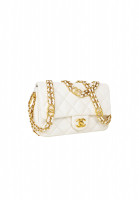 Белая сумка Chanel Coco You Mini Flap