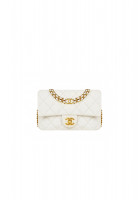 Белая сумка Chanel Coco You Mini Flap
