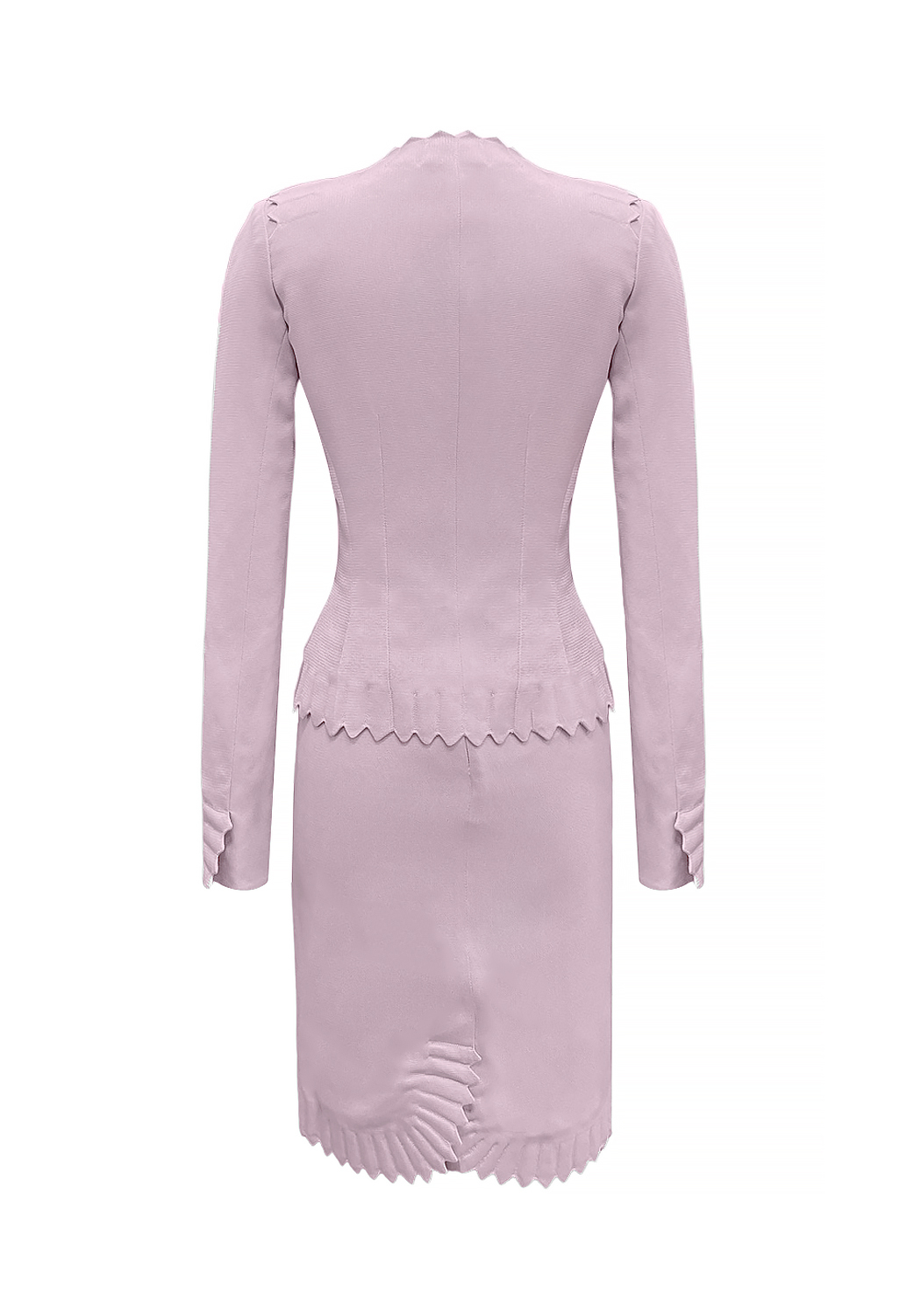 Розовый костюм John Galliano