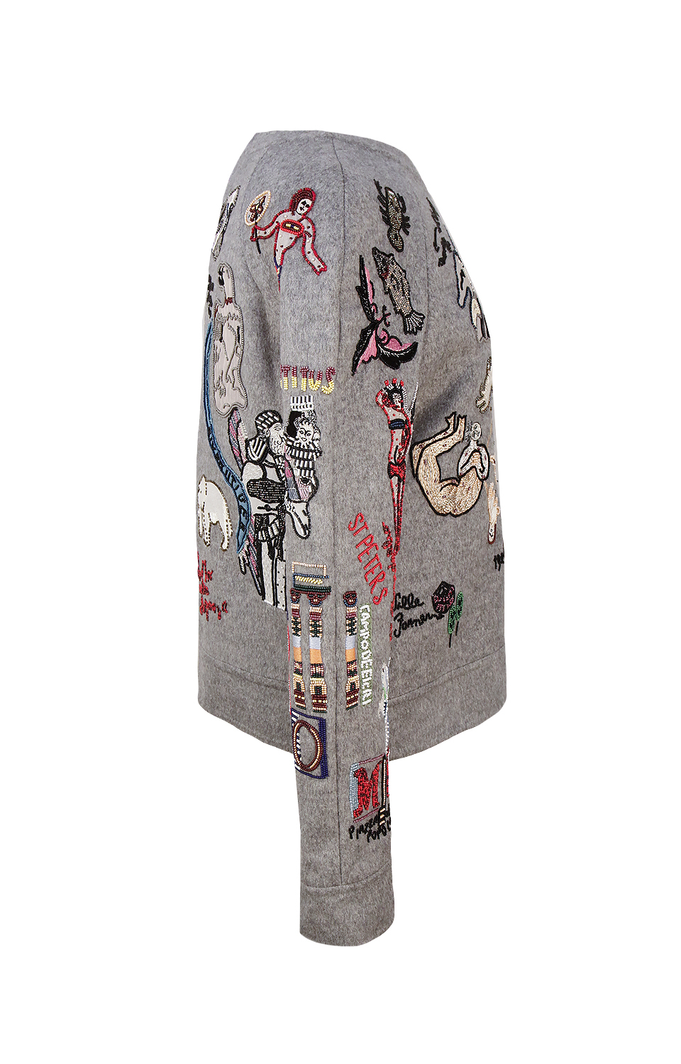 Расшитый бисером свитшот Valentino